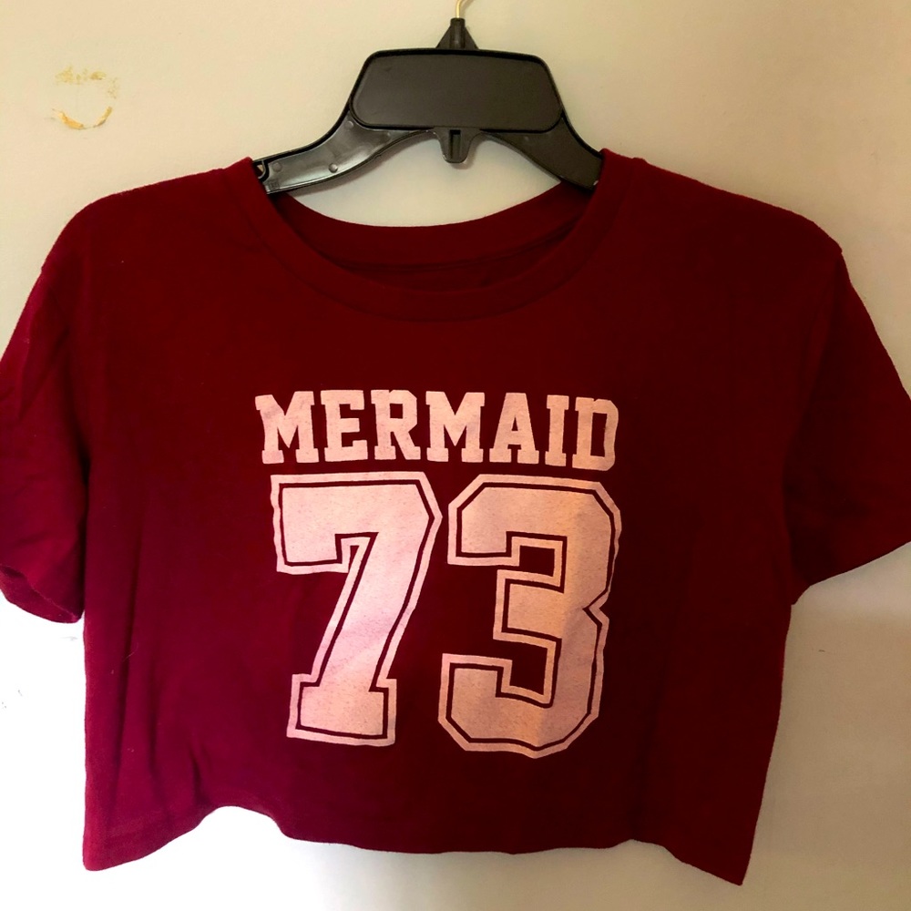 Mermaid crop top